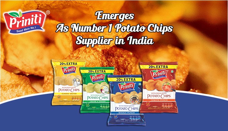 Priniti: Emerges As Number 1 Potato Chips Supplier in India
