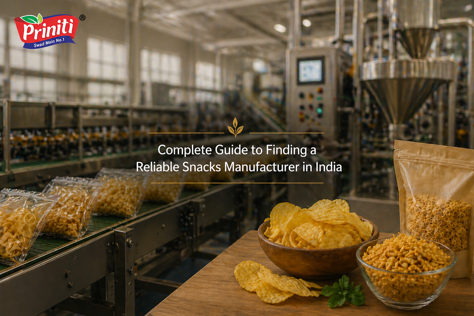 Complete Guide to Finding a Reliable Snacks Manufacturer in India