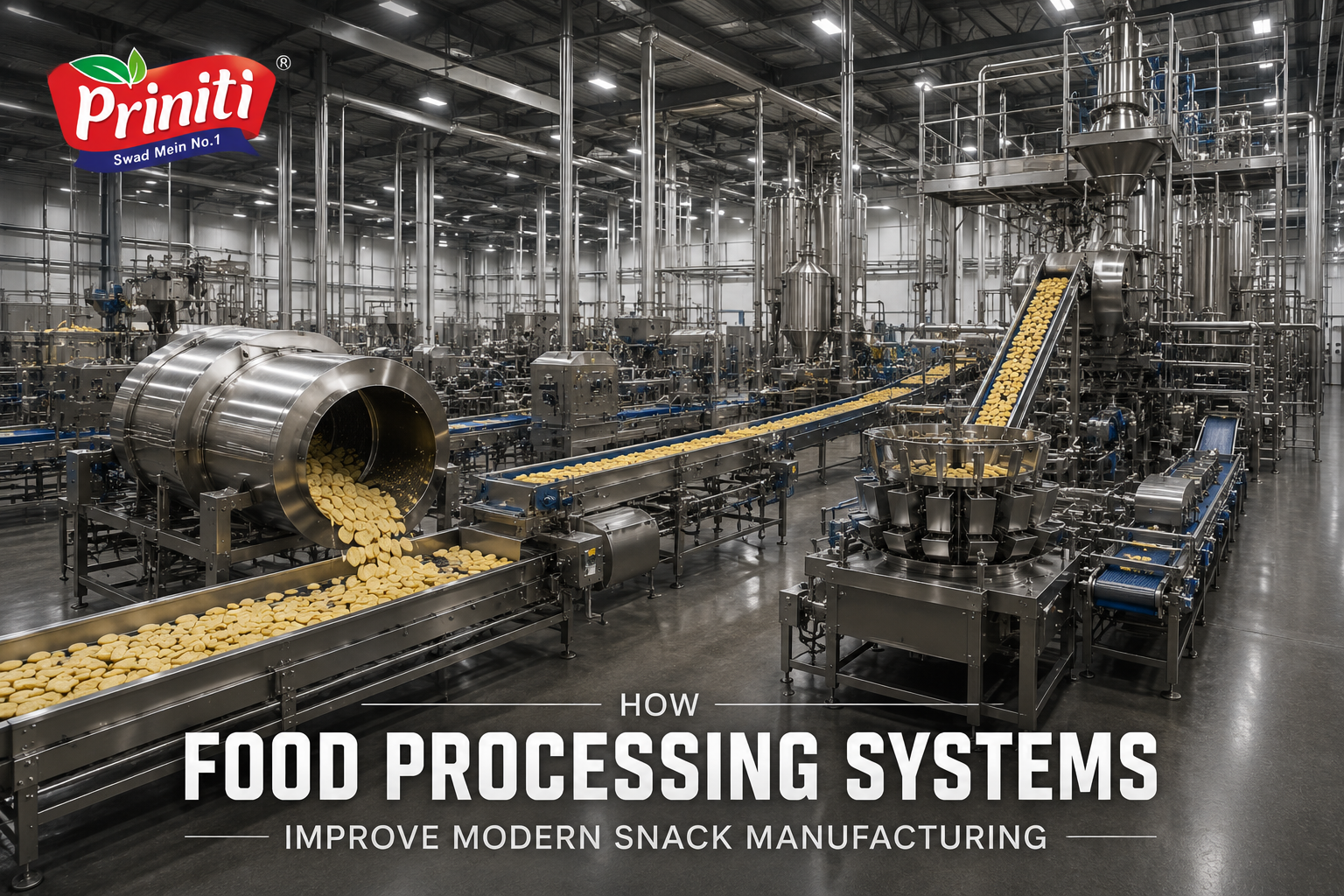 How Food Processing Systems Improve Modern Snack Manufacturing