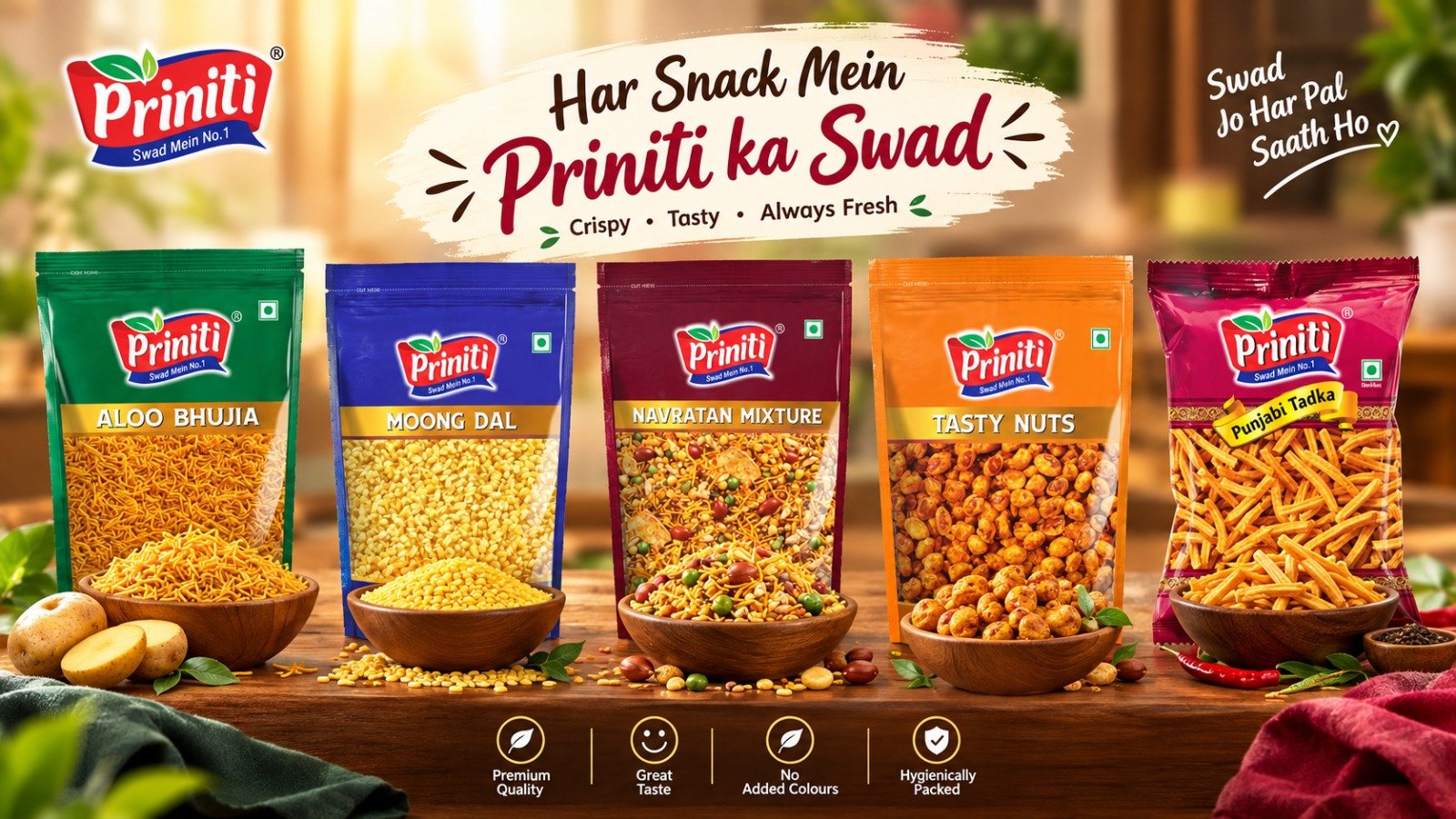 Top 5 Priniti Namkeen: A Mix of Taste and Crunch
