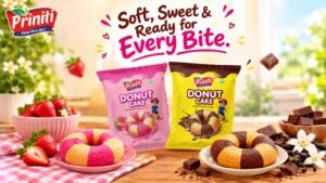 Priniti Donut Cake: A Modern Twist on Traditional Sweet Snacks