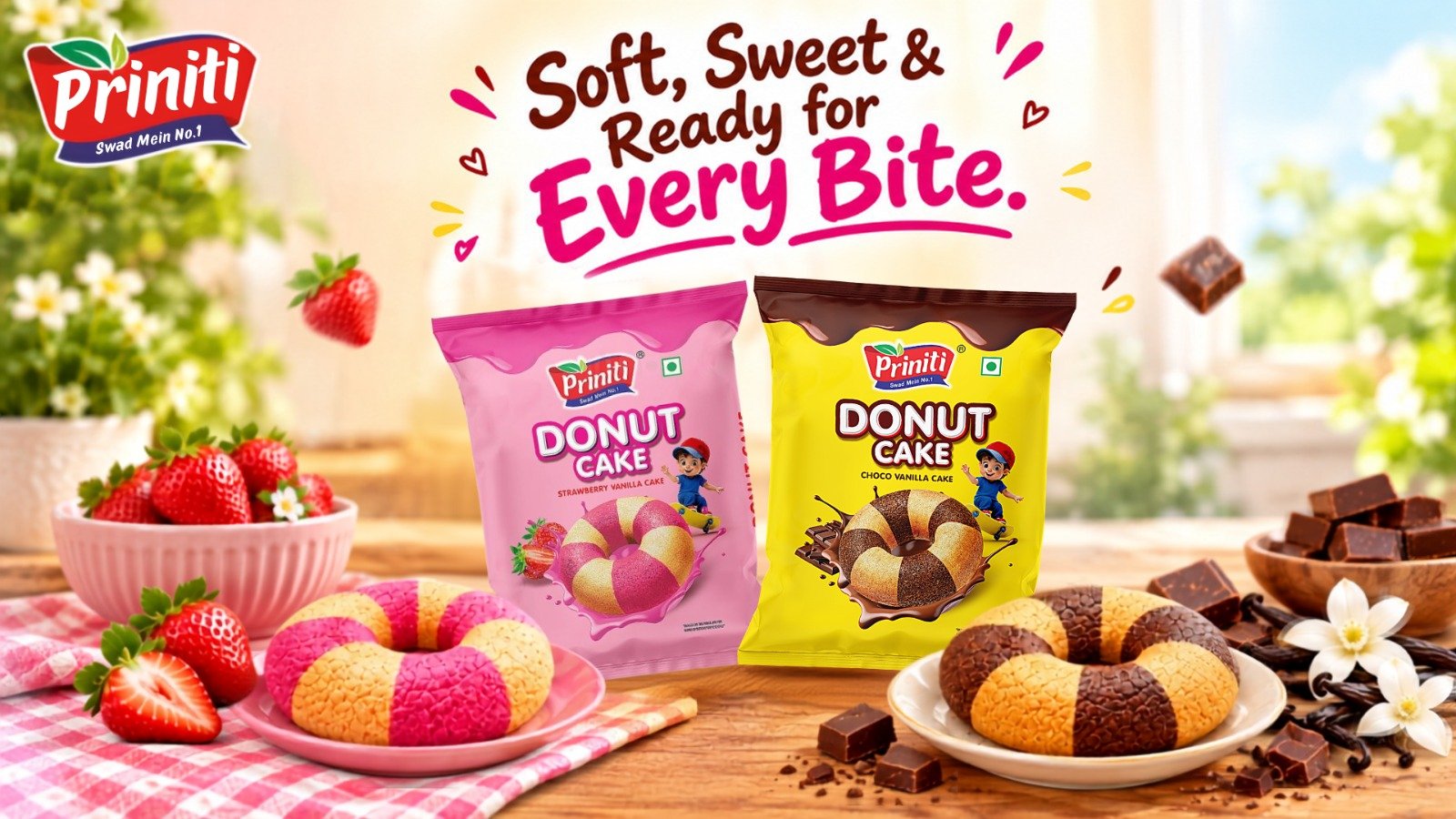 Priniti Donut Cake: A Modern Twist on Traditional Sweet Snacks