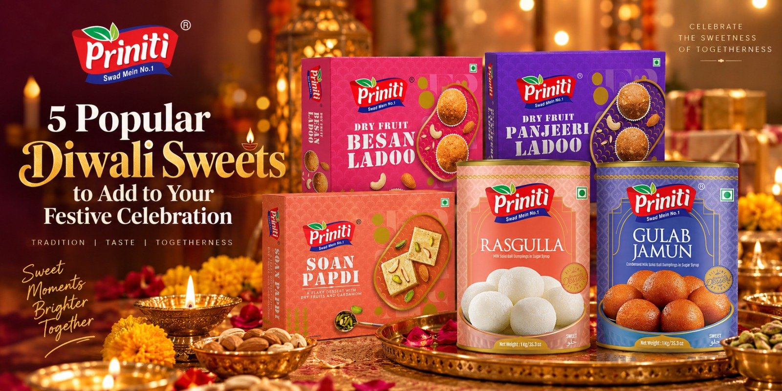 5 Popular Diwali Sweets to Add to Your Festive Celebration